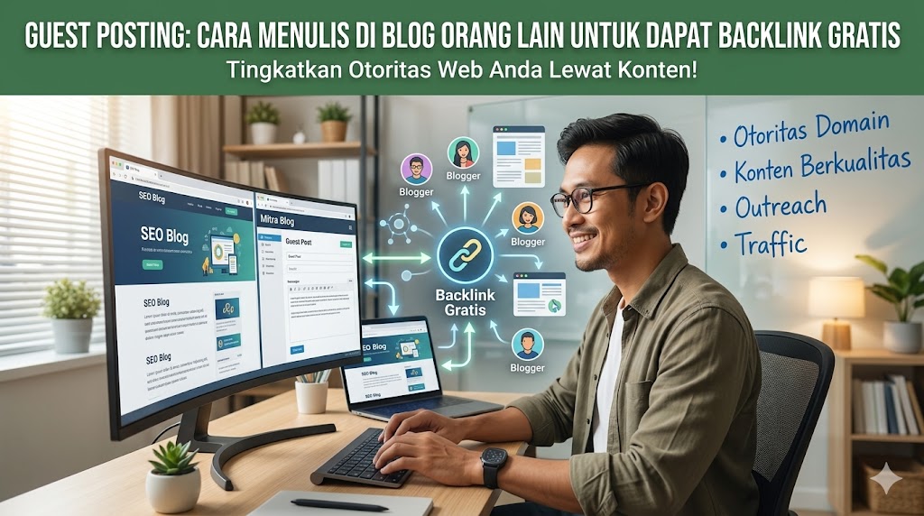 Read more about the article Guest Posting: Cara Menulis di Blog Orang Lain untuk Backlink