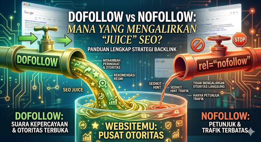 Read more about the article Dofollow vs Nofollow: Mana yang Mengalirkan SEO Juice?