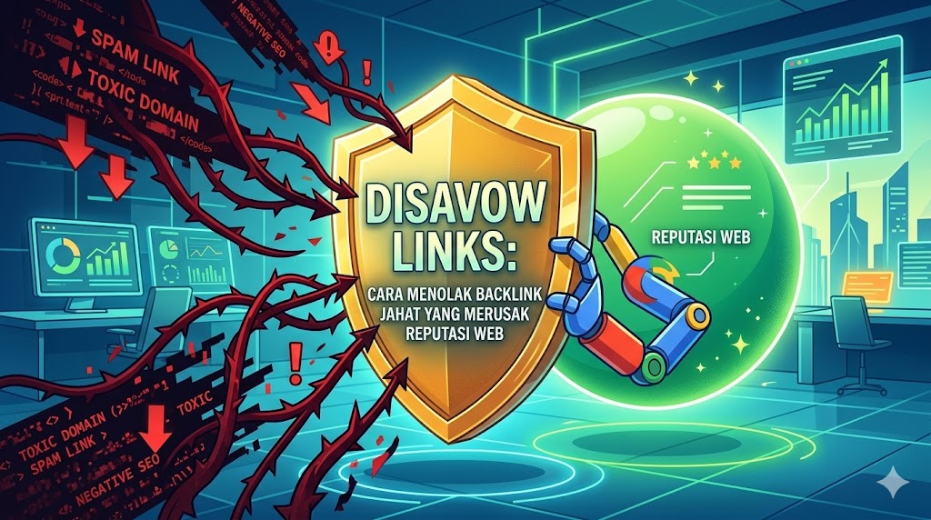 Read more about the article Disavow Links: Cara Menolak Backlink Jahat & Spam SEO