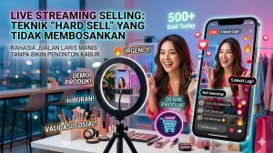 Read more about the article Live Streaming Selling: Teknik Hard Sell yang Gak Ngebosenin
