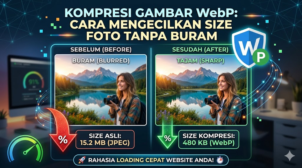 Read more about the article Kompresi Gambar WebP: Cara Mengecilkan Size Foto Tanpa Buram