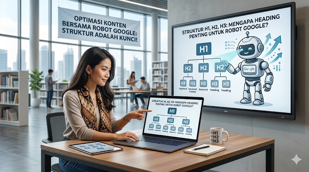 Read more about the article Struktur H1, H2, H3: Mengapa Heading Penting untuk Robot Google?