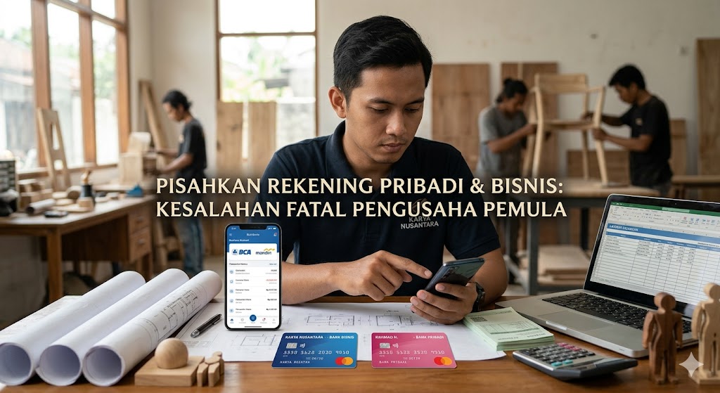 Read more about the article Pisahkan Rekening Pribadi & Bisnis: Kesalahan Fatal Pengusaha