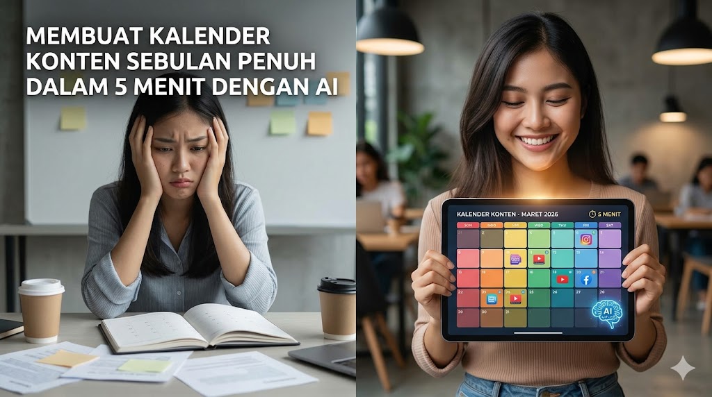 Read more about the article Membuat Kalender Konten Sebulan Penuh dalam 5 Menit dengan AI